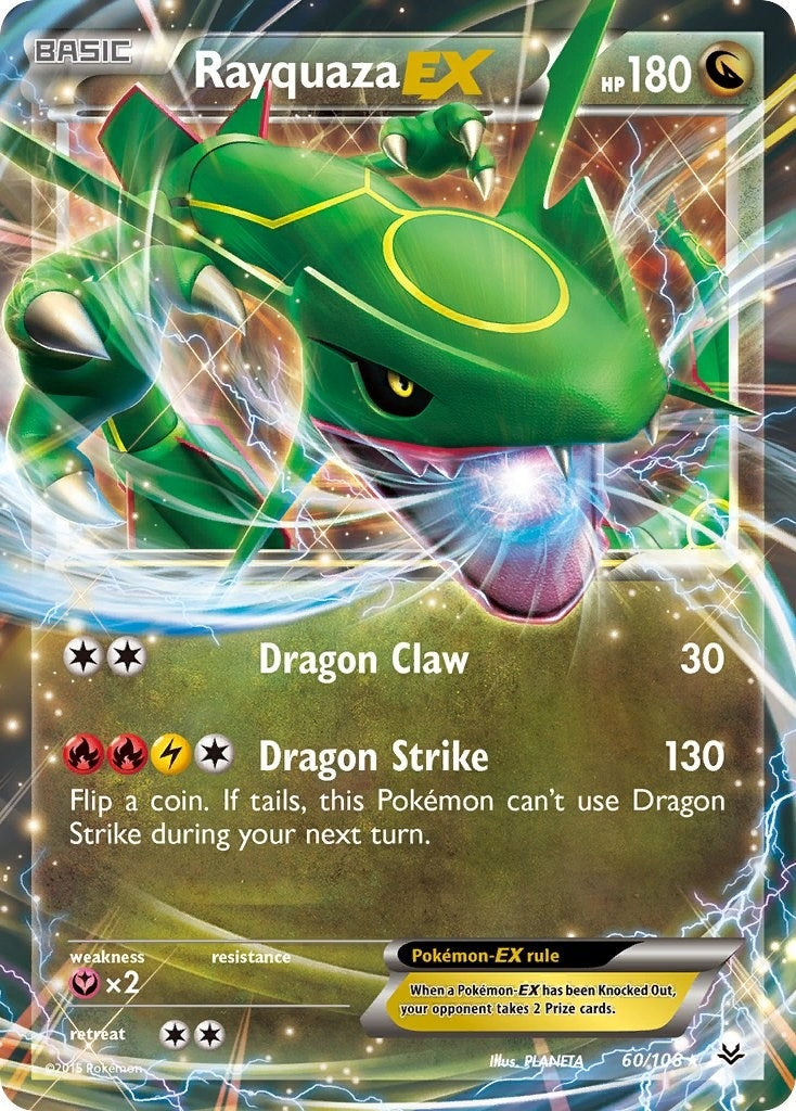 Image for Rayquaza EX (60) (60/108) - Pokemon