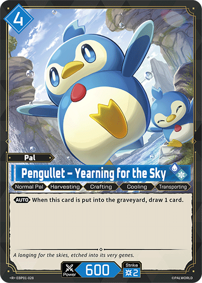Image for Pengullet – Yearning for the Sky (EBP01-028) - Palworld Official Card Game