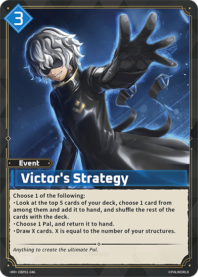 Image for Victor's Strategy (EBP01-046) - Palworld Official Card Game