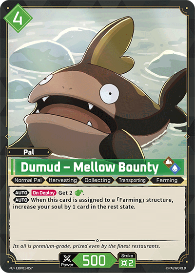 Image for Dumud – Mellow Bounty (EBP01-057) - Palworld Official Card Game