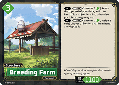 Image for Breeding Farm (EBP01-063) - Palworld Official Card Game