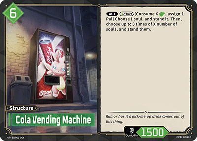 Image for Cola Vending Machine (EBP01-064) - Palworld Official Card Game