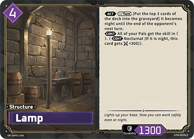 Image for Lamp (EBP01-088) - Palworld Official Card Game