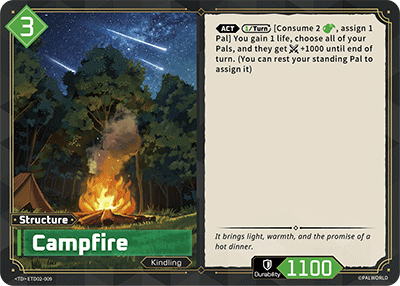 Image for Campfire (ETD02-009) - Palworld Official Card Game