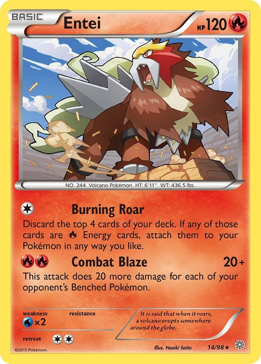 Image for Entei (14) (14/98) - Pokemon