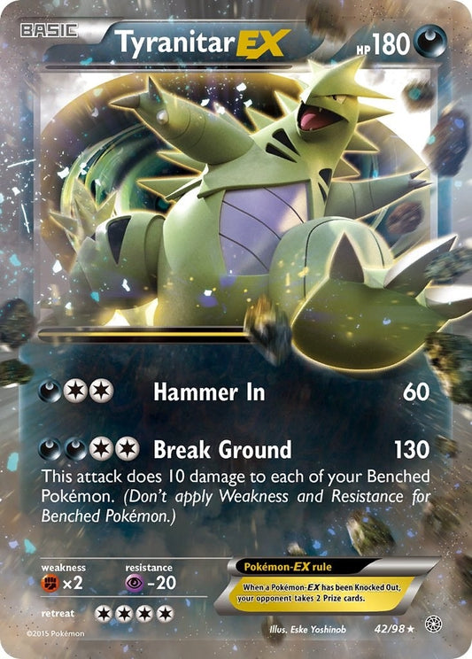 Image for Tyranitar EX (42/98) - Pokemon
