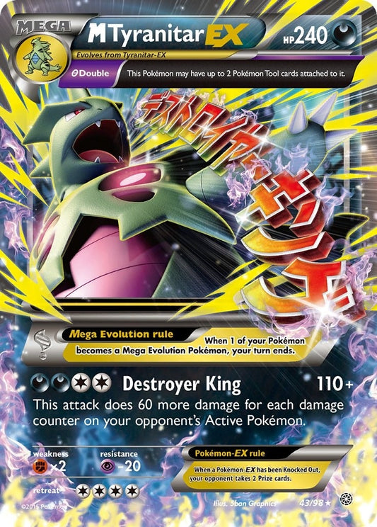 Image for M Tyranitar EX (43/98) - Pokemon