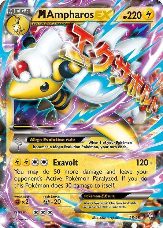 Image for M Ampharos EX (28/98) - Pokemon