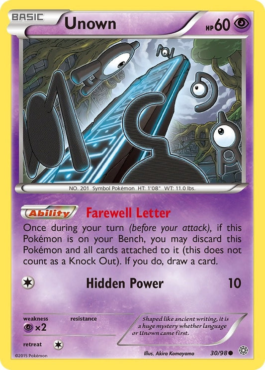 Image for Unown (30/98) - Pokemon