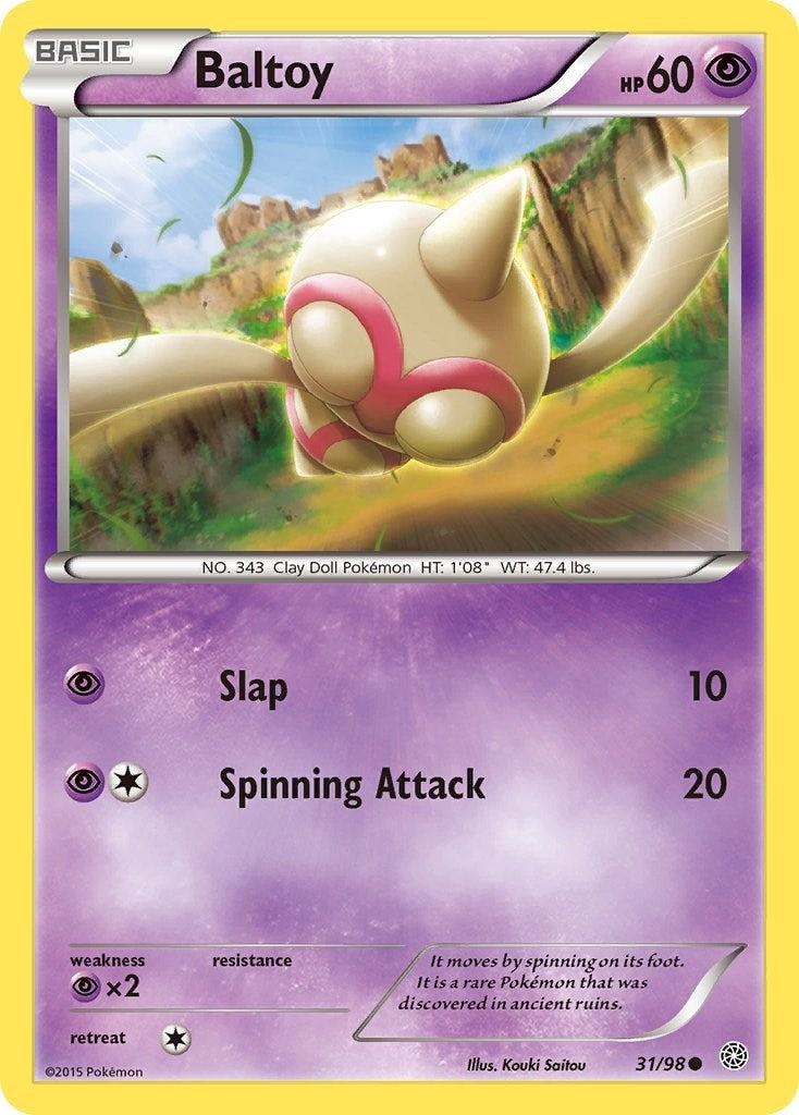 Image for Baltoy (31) (31/98) - Pokemon