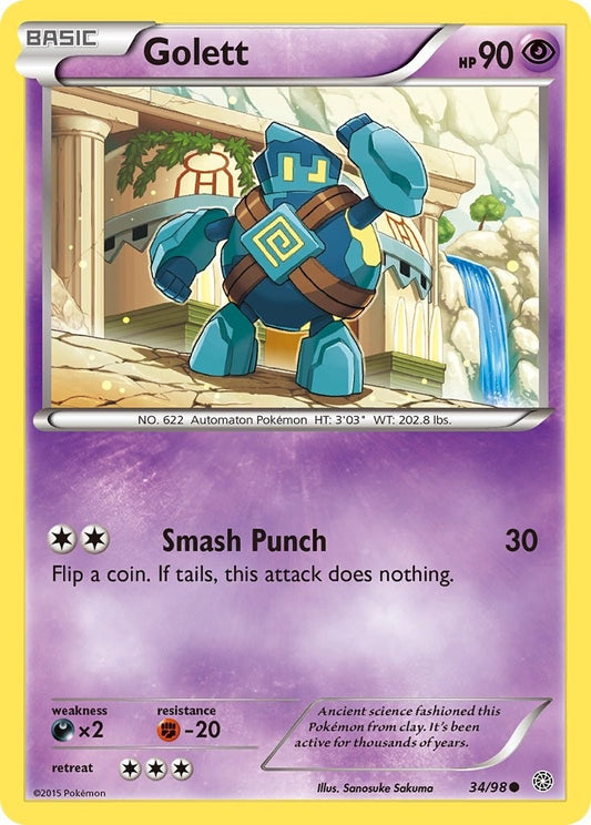 Image for Golett (34/98) - Pokemon