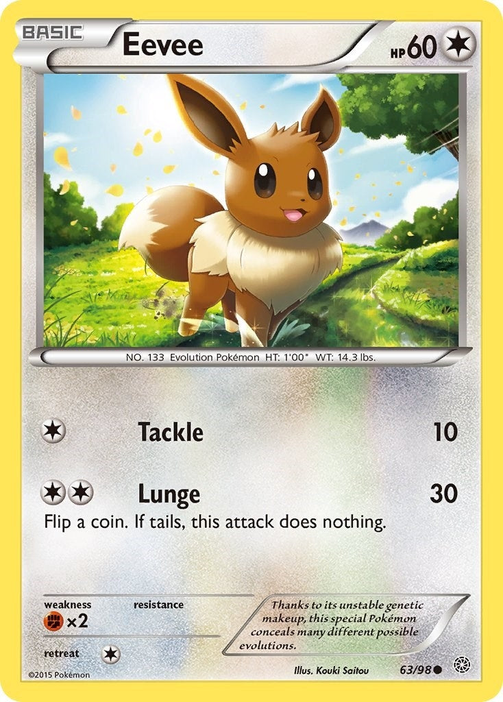 Image for Eevee (63/98) - Pokemon
