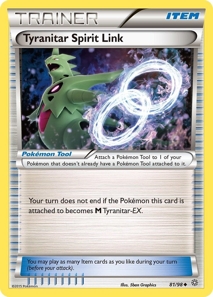 Image for Tyranitar Spirit Link (81/98) - Pokemon