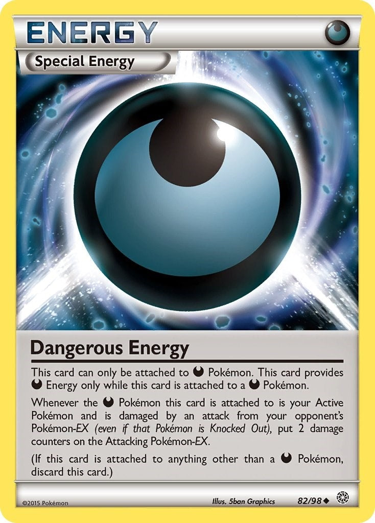 Image for Dangerous Energy (82/98) - Pokemon
