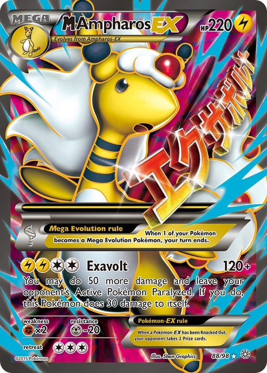 Image for M Ampharos EX (88 Full Art) (88/98) - Pokemon