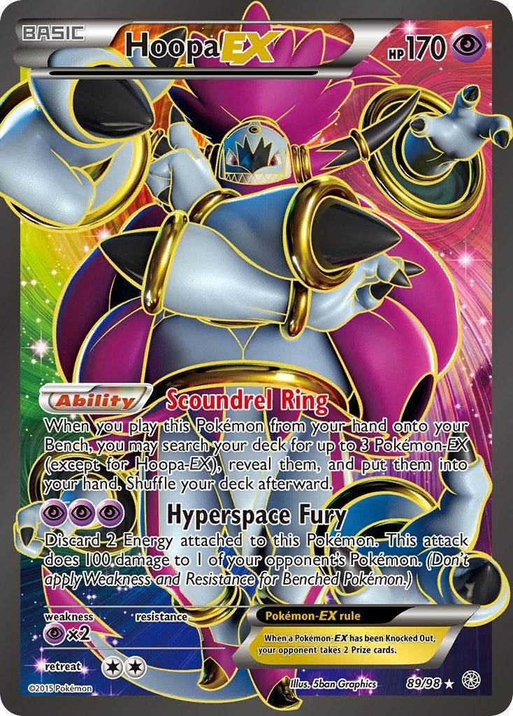 Image for Hoopa EX (89 Full Art) (89/98) - Pokemon
