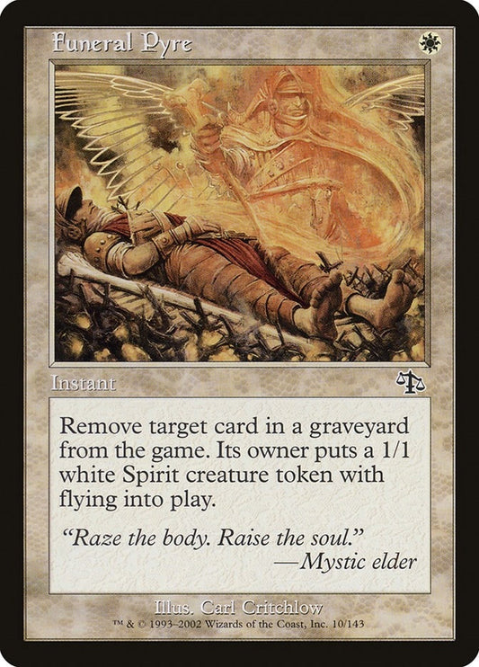 Image for Funeral Pyre (10) - Magic: The Gathering