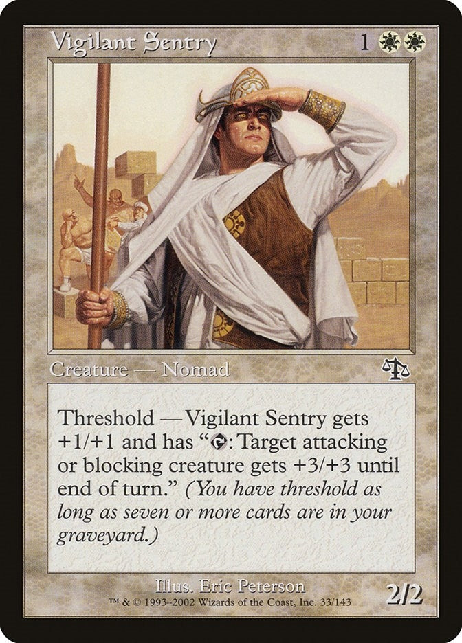 Image for Vigilant Sentry (33) - Magic: The Gathering