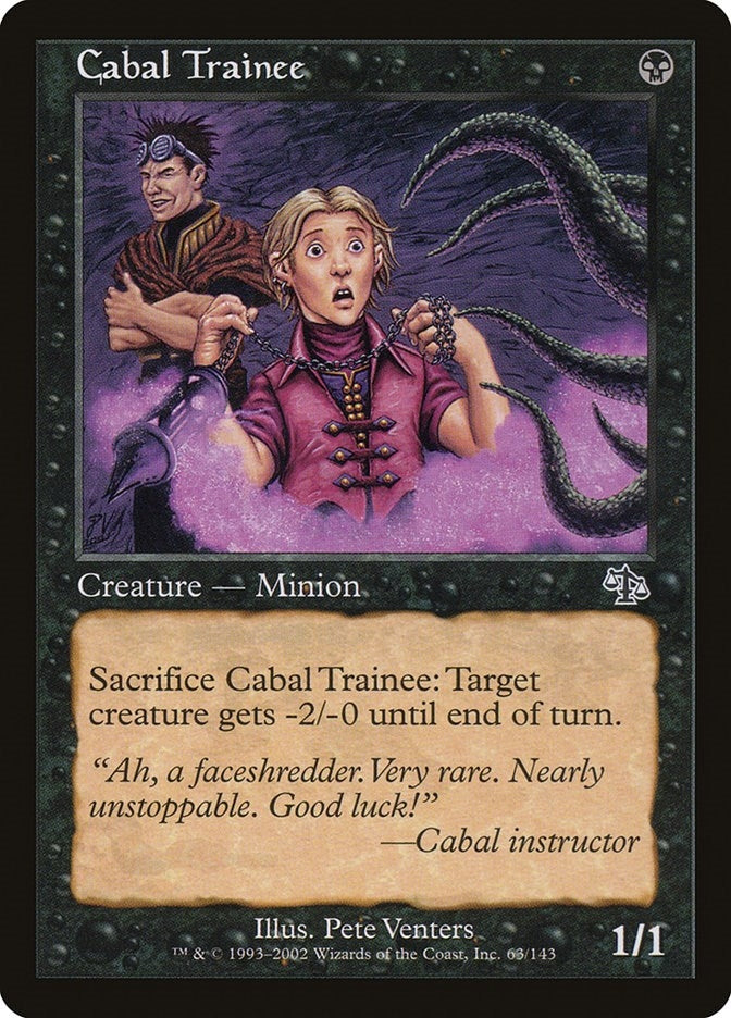 Image for Cabal Trainee (63) - Magic: The Gathering