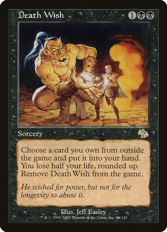 Image for Death Wish (64) - Magic: The Gathering