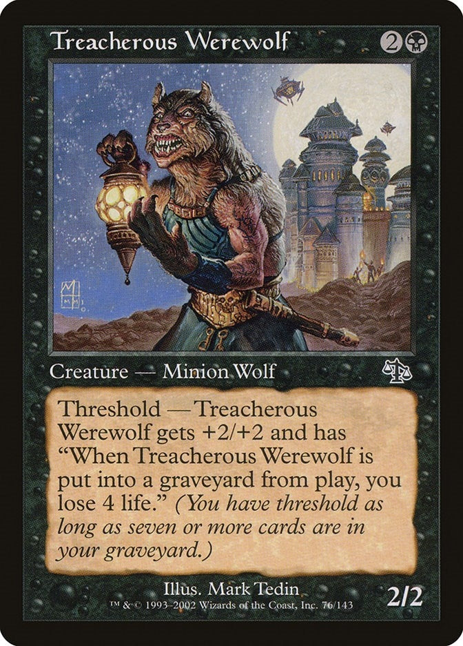 Image for Treacherous Werewolf (76) - Magic: The Gathering