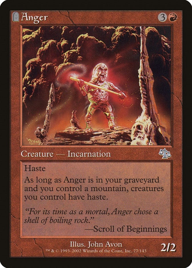 Image for Anger (77) - Magic: The Gathering