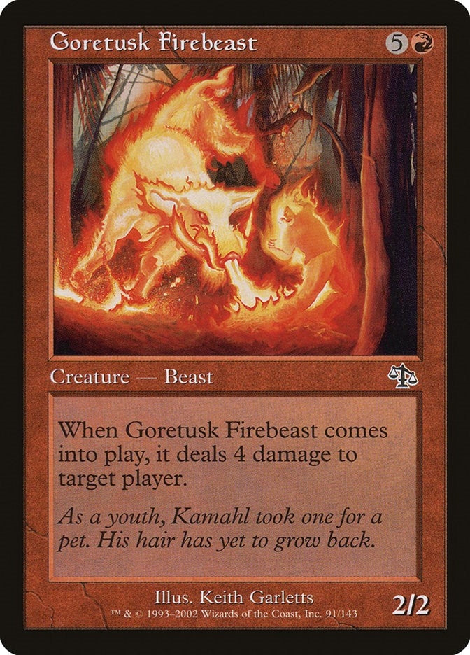 Image for Goretusk Firebeast (91) - Magic: The Gathering