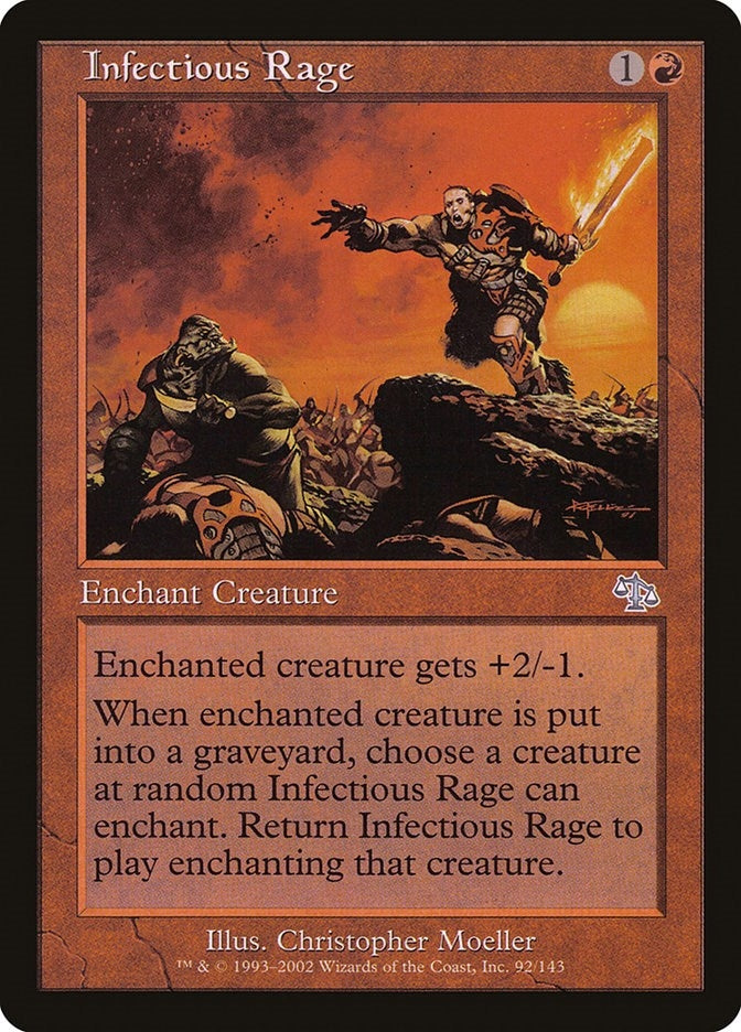 Image for Infectious Rage (92) - Magic: The Gathering
