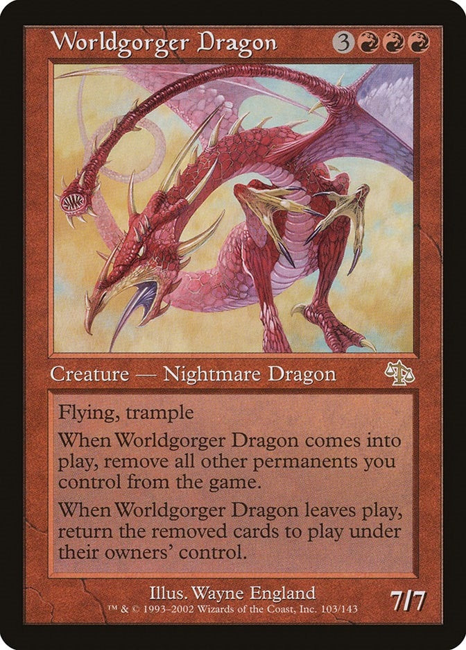 Image for Worldgorger Dragon (103) - Magic: The Gathering