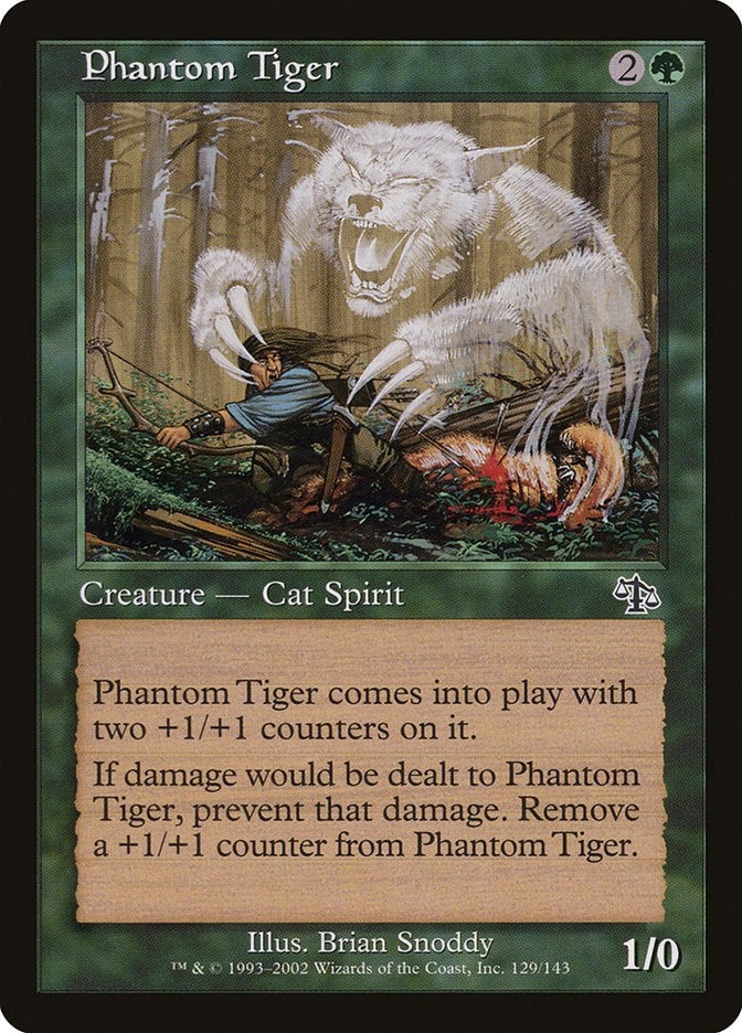 Image for Phantom Tiger (129) - Magic: The Gathering