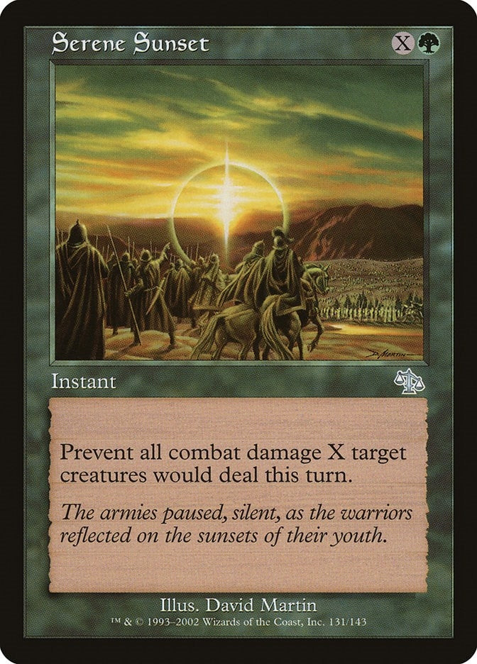 Image for Serene Sunset (131) - Magic: The Gathering