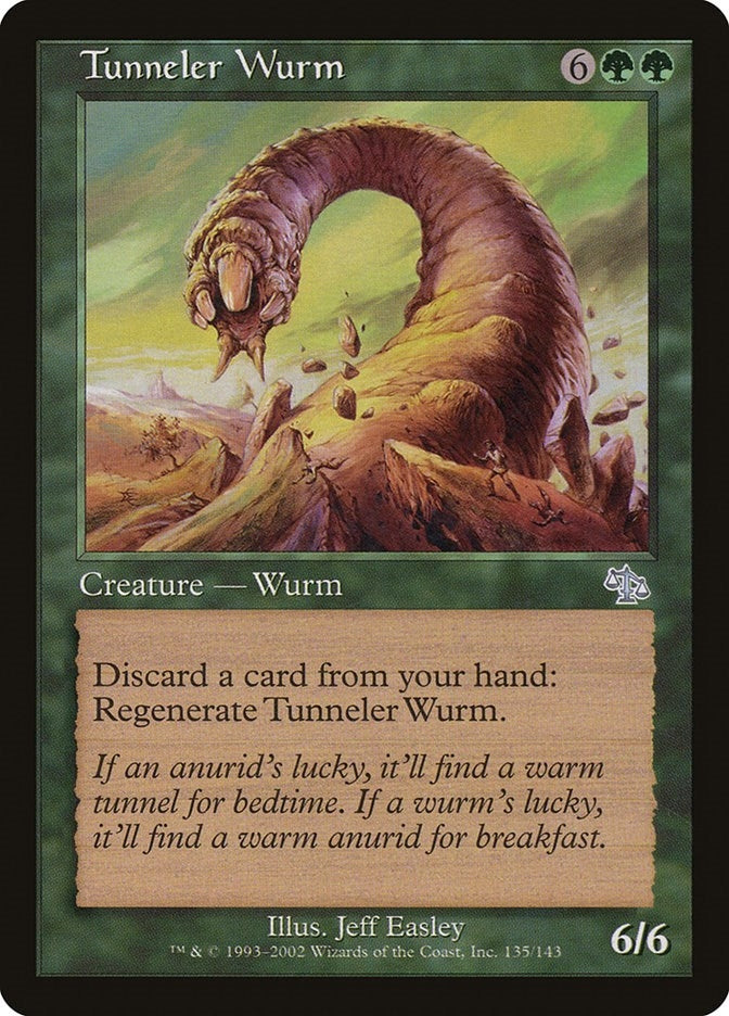 Image for Tunneler Wurm (135) - Magic: The Gathering