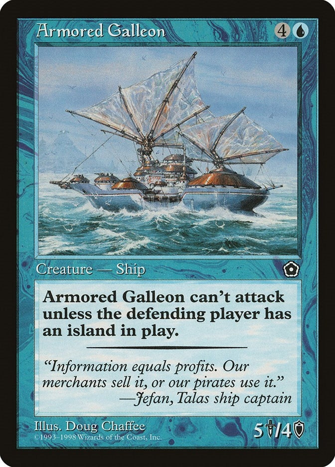 Image for Armored Galleon - Magic: The Gathering
