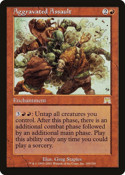 Image for Aggravated Assault (185) - Magic: The Gathering