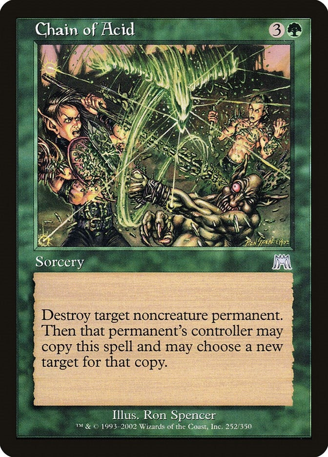 Image for Chain of Acid (252) - Magic: The Gathering