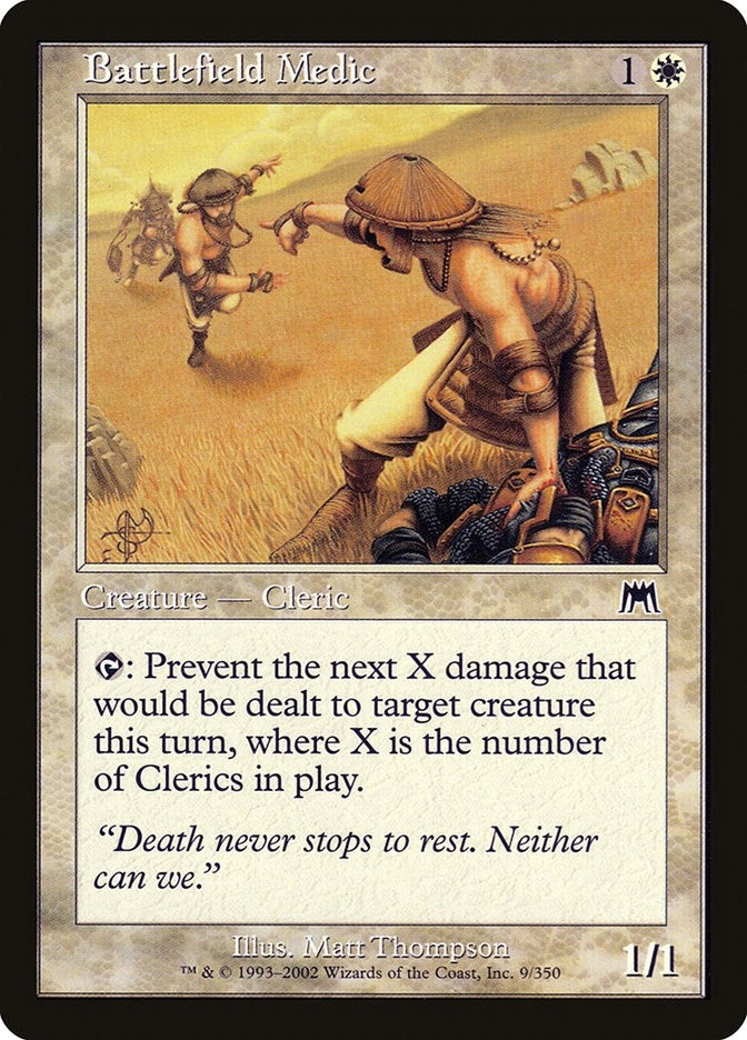 Image for Battlefield Medic (9) - Magic: The Gathering