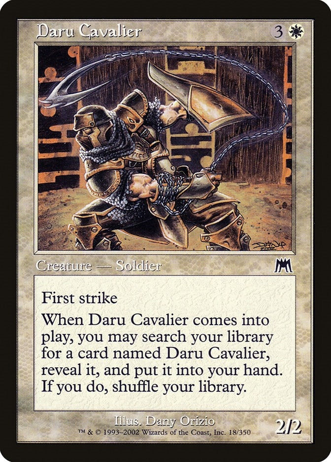 Image for Daru Cavalier (18) - Magic: The Gathering