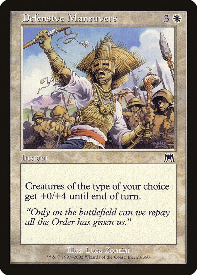 Image for Defensive Maneuvers (23) - Magic: The Gathering