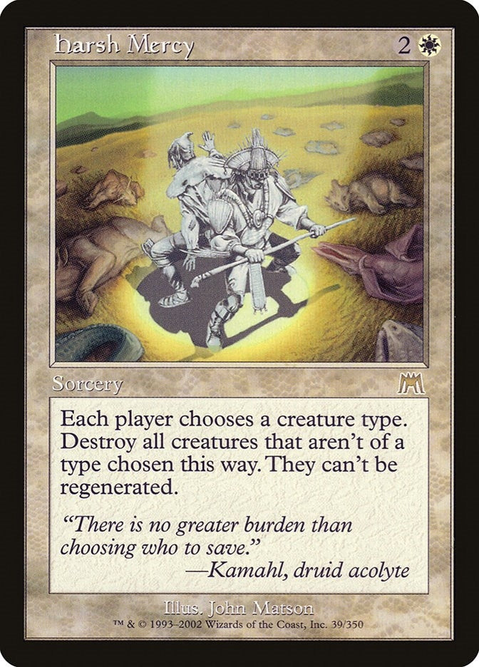 Image for Harsh Mercy (39) - Magic: The Gathering