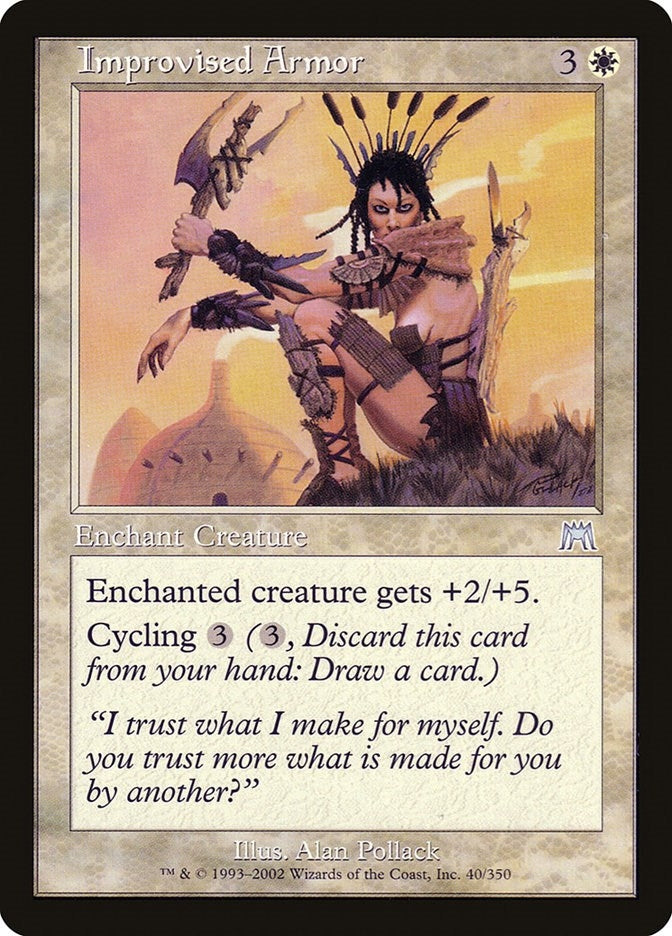 Image for Improvised Armor (40) - Magic: The Gathering
