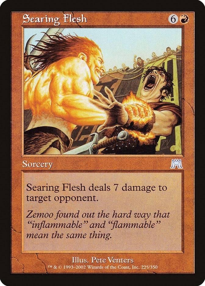 Image for Searing Flesh (225) - Magic: The Gathering
