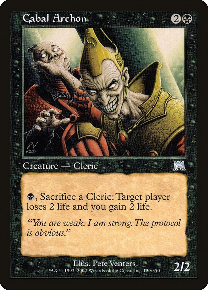 Image for Cabal Archon (129) - Magic: The Gathering