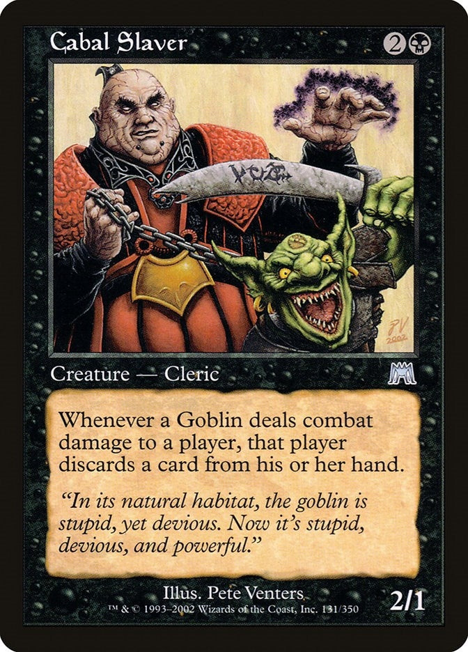Image for Cabal Slaver (131) - Magic: The Gathering