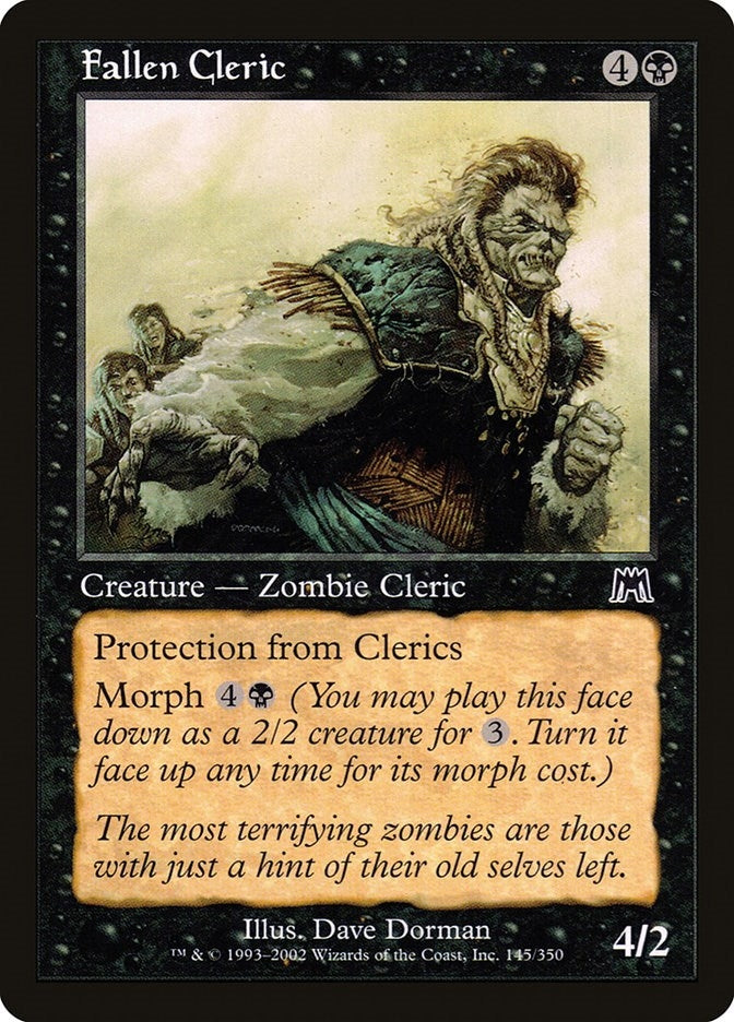 Image for Fallen Cleric (145) - Magic: The Gathering