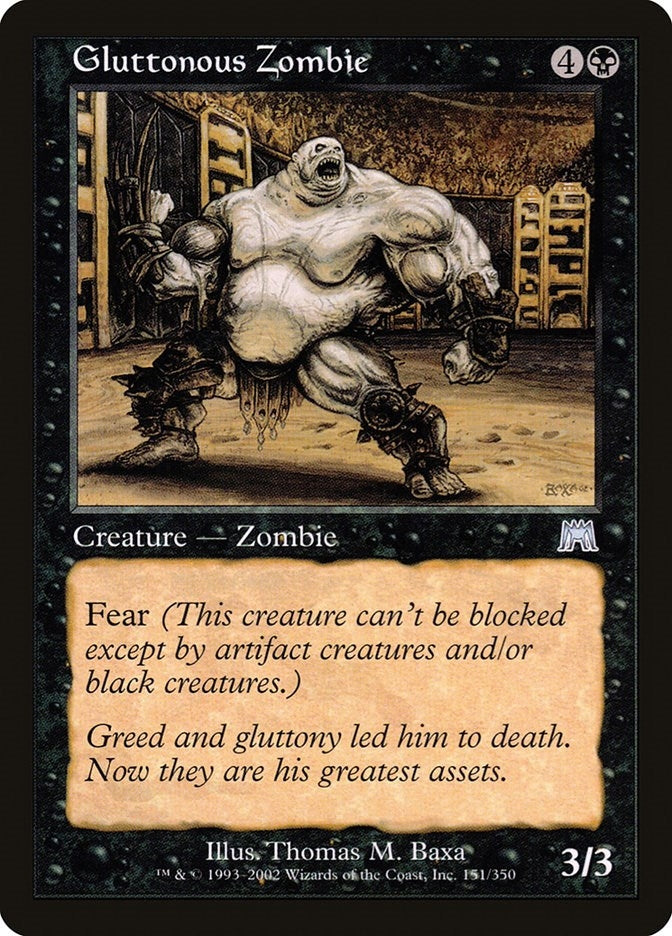 Image for Gluttonous Zombie (151) - Magic: The Gathering