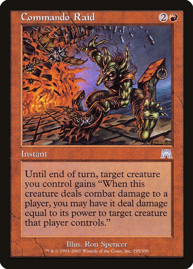 Image for Commando Raid (195) - Magic: The Gathering
