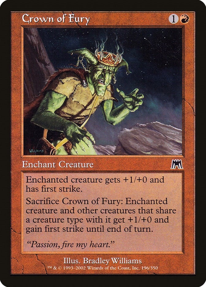 Image for Crown of Fury (196) - Magic: The Gathering