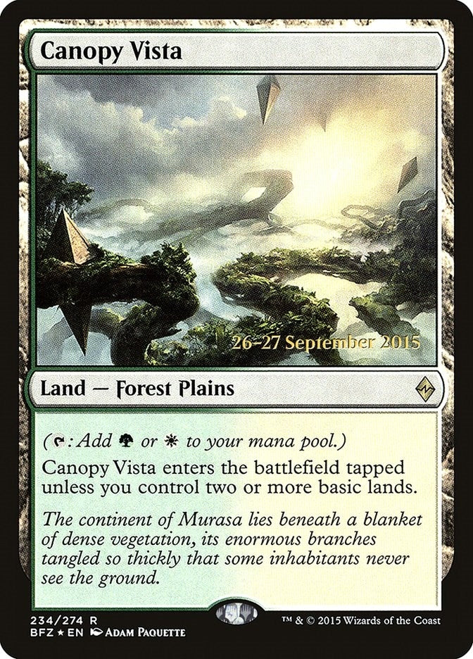 Image for Canopy Vista (234) - Magic: The Gathering