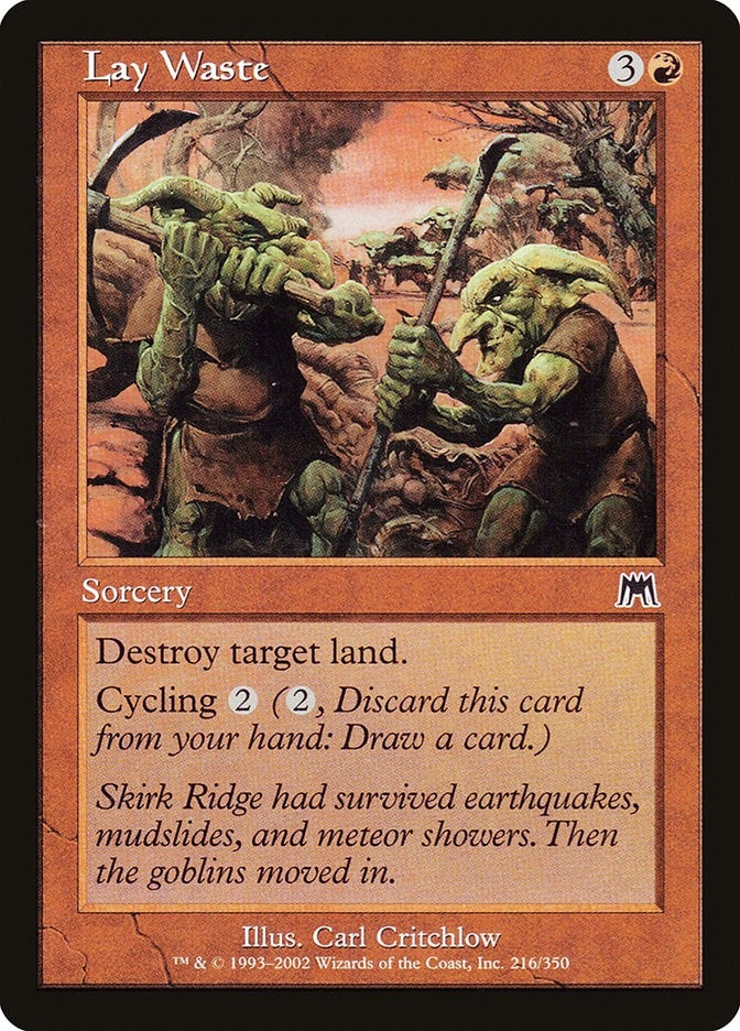 Image for Lay Waste (216) - Magic: The Gathering