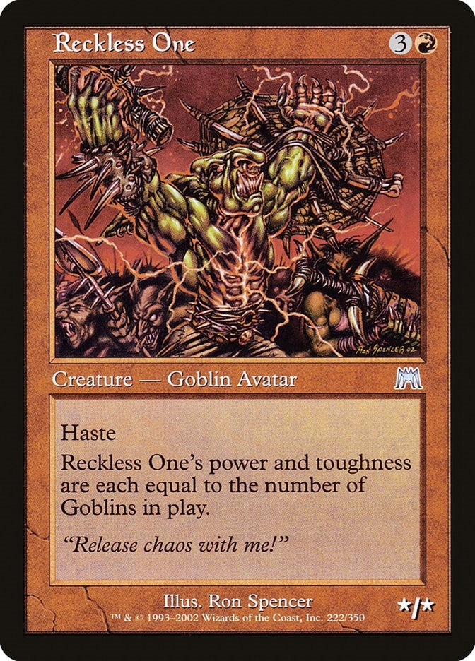 Image for Reckless One (222) - Magic: The Gathering